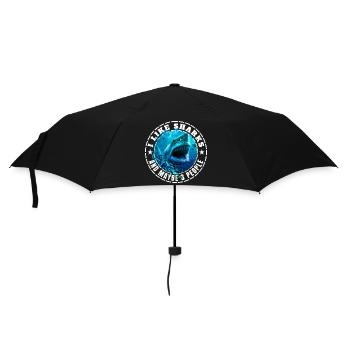 J’AIME LES REQUINS ET PEUT-ÊTRE TROIS PERSONNES - Parapluie standard - noir - Devant