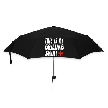 Grillen - Regenschirm (klein) - Schwarz - Vorne