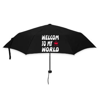 Grillen - Regenschirm (klein) - Schwarz - Vorne