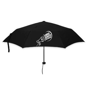 Grosse Schwester Vom Schulkind – Schulanfang - Regenschirm (klein) - Schwarz - Vorne