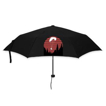 Gleitschirm_uber_Wald - Parapluie standard - noir - Devant