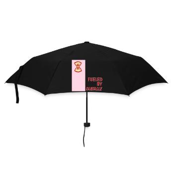 Fueled by Farfalle - Umbrella (small) - black - Front