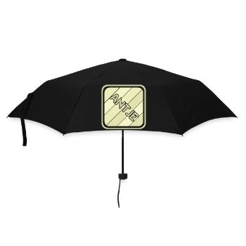 Gift for Antje - Umbrella (small) - black - Front
