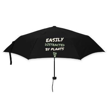 Easily Distracted By Plants - Umbrella (small) - black - Front