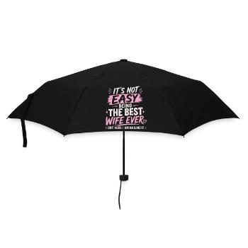 It's Not Easy Being The Best Wife Ever - Umbrella (small) - black - Front
