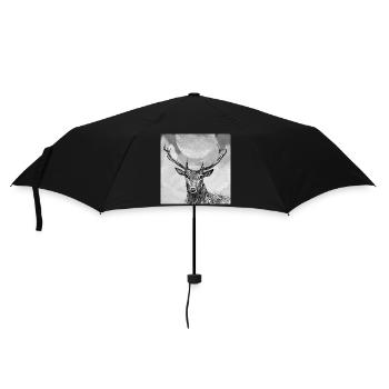 Deer - Umbrella (small) - black - Front