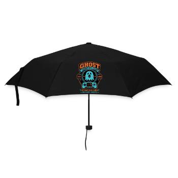 Ghost Hunting Club Est 1986 Retro-Halloween-Shirt - Regenschirm (klein) - Schwarz - Vorne