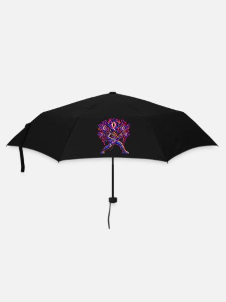 KOSMISCHER ROCKER | Das Publikum jenseits - Regenschirm (klein) - Schwarz