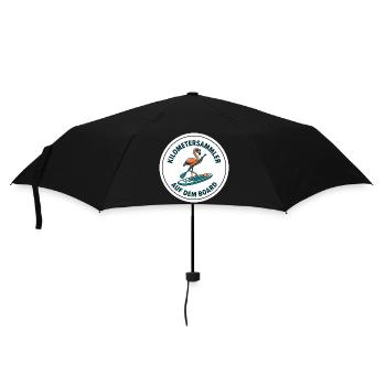Kilometersammler SUP Board Flamingo Design - Regenschirm (klein) - Schwarz - Vorne