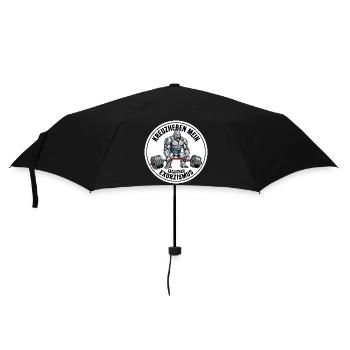 Exorzismus Kreuzheben Powerlifter Workout - Regenschirm (klein) - Schwarz - Vorne