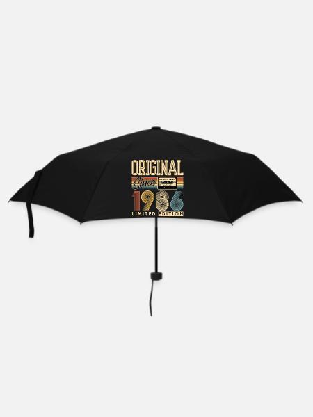 40. Geburtstag, 40 Jahre - Regenschirm (klein) - Schwarz