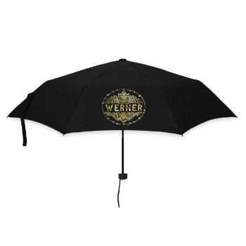 Werner - Regenschirm (klein) - Schwarz - Vorne