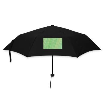 Dégradé Vert Jaune Orange abstrait - Parapluie standard - noir - Devant