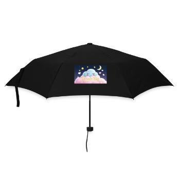 Dream Big - Regenschirm (klein) - Schwarz - Vorne