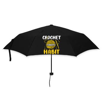 Crochet, a knotty habit - Regenschirm (klein) - Schwarz - Vorne