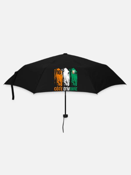 Côte D' Ivoire football supporter maillot de foot - Parapluie standard - noir