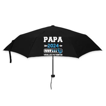 Papa 2024 annonce naissance cadeau pour futur père - Parapluie standard - noir - Devant