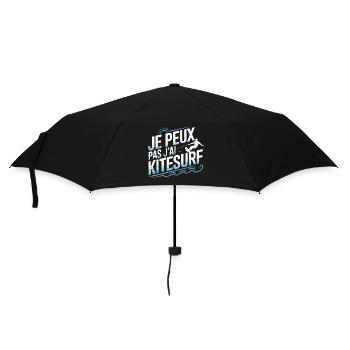 I can't I kitesurf - Umbrella (small) - black - Front