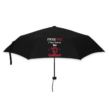 I can't, I'm going to the concert - Umbrella (small) - black - Front