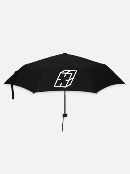 Outline Letter X - Umbrella (small) - black