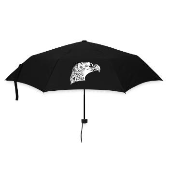 Eagle Portrait for Bird Lovers - Umbrella (small) - black - Front