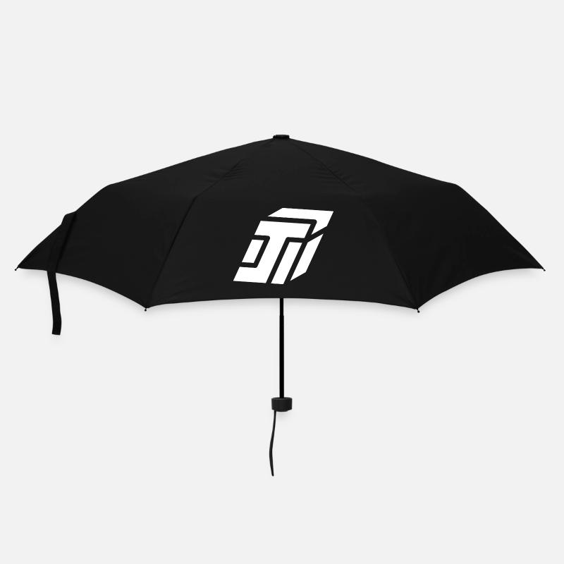 Abstract J letter - Umbrella (small) - black