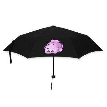 Blobfish, cute ugly fish - Umbrella (small) - black - Front