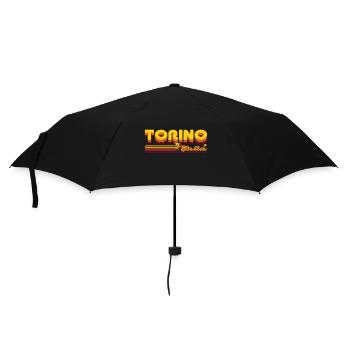 Torino, the cool summery Turin design - Umbrella (small) - black - Front