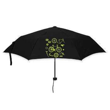 Bicycle Parts Illustration - Umbrella (small) - black - Front