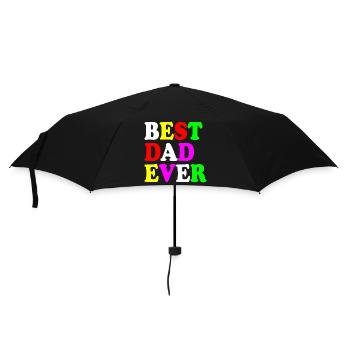 Best dad ever - Umbrella (small) - black - Front
