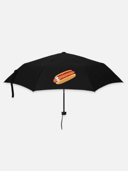 Crazy Hot Dog - Umbrella (small) - black