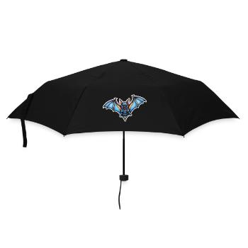 Fledermaus Neo Traditional - Regenschirm (klein) - Schwarz - Vorne