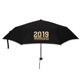 Born in 2019 Birthday - 2019 Vintage 2019 Gift - Umbrella (small) - black - Front