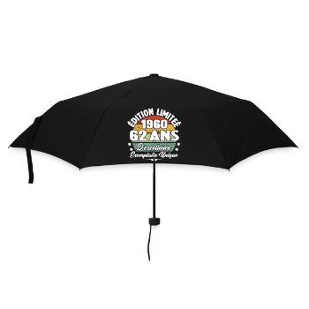 Cadeau 62 ans d'excellence / Édition limitée 1960 - Parapluie standard - noir - Devant