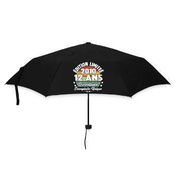 Cadeau 12 ans d'excellence / Édition limitée 2010 - Parapluie standard - noir - Devant
