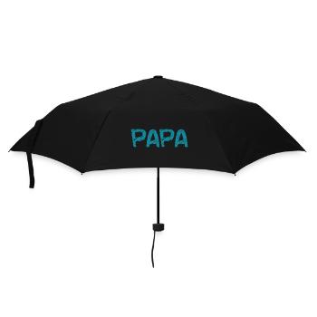 VATERTAG. ALLES GUTE ZUM GEBURTSTAG, PAPA. PAPA. ALLES GUTE ZUM GEBURTSTAG! - Regenschirm (klein) - Schwarz - Vorne