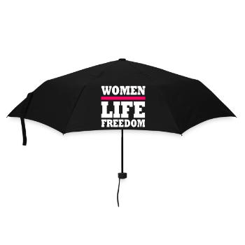 Women life freedom iran - Regenschirm (klein) - Schwarz - Vorne