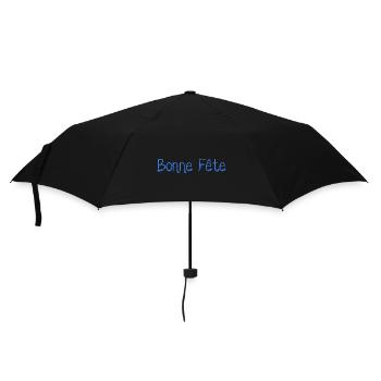 FÊTE DES PÈRES. BONNE FÊTE PAPA. PAPA. BONNE FÊTE - Parapluie standard - noir - Devant