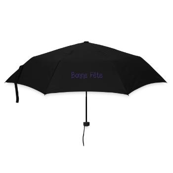 MAMAN. FÊTE DES MÈRES. BONNE FÊTE MAMAN. JE T'AIME - Parapluie standard - noir - Devant