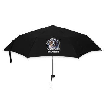 Australian Shepherd - Umbrella (small) - black - Front