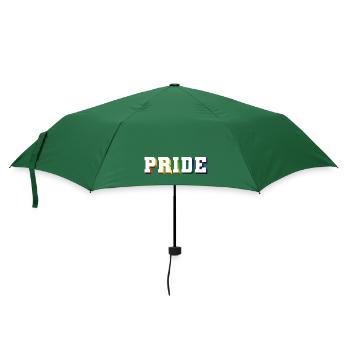 PRIDE RAINBOW SHADOW - Umbrella (small) - bottlegreen - Front