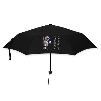 Robot Life - Umbrella (small) - black - Front