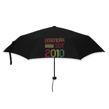 12ter Geburtstag Legendär Seit 2010 Geschenk - Regenschirm (klein) - Schwarz - Vorne