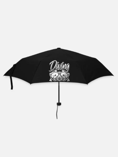 Plongeurs plongeurs - Parapluie standard - noir