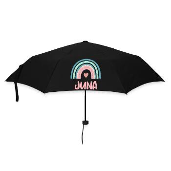 Juna Name Rainbow Baby - Umbrella (small) - black - Front