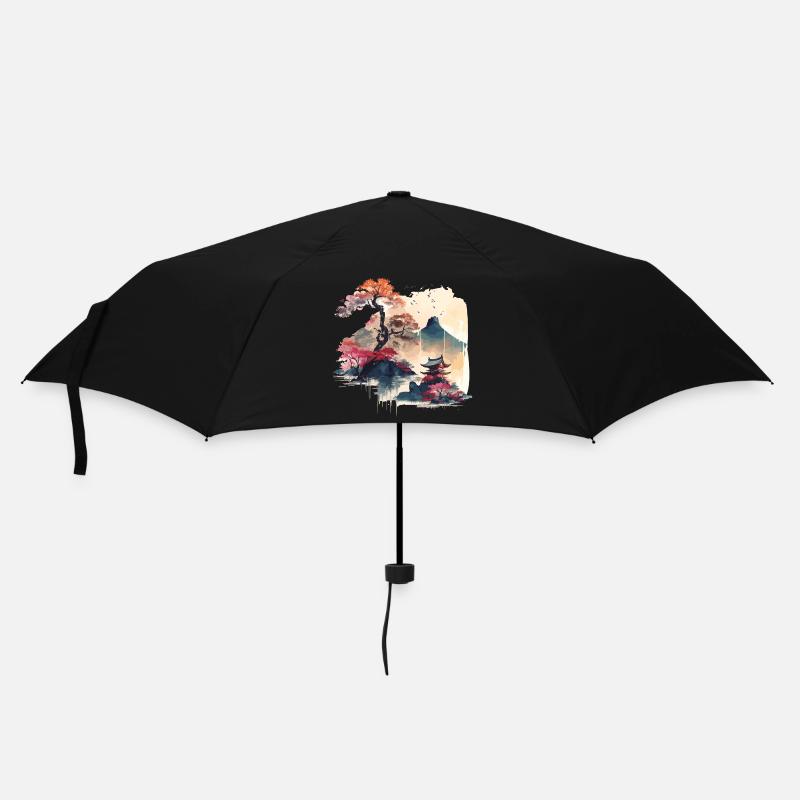 Japanese Art - Umbrella (small) - black