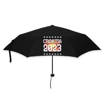 Croatia 2023 - Umbrella (small) - black - Front