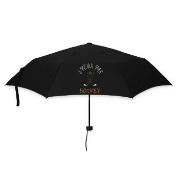 J'Peux pas J'Ai hockey - Parapluie standard - noir - Devant