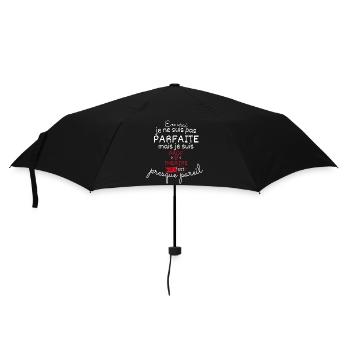 Pas parfaite mais Prof de théatre - Parapluie standard - noir - Devant