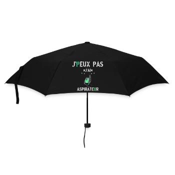 J Peux Pas J Ai Aspirateur - Parapluie standard - noir - Devant